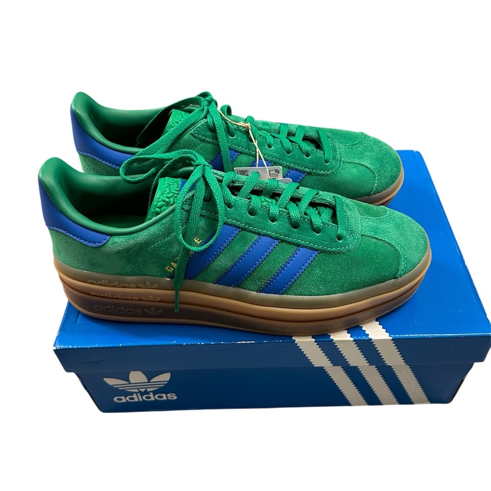 Adidas Women’s Gazelle bold sneakers size 10 NEW - Picture 3 of 12
